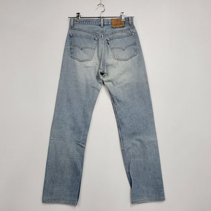 【現状渡し品】【メンズ】 DENIM PANTS デニムパンツ 刻印555 USA製 ジーンズ ボトムス 157-260330-as-22-izu サイズ：31×36 カラー：ライトインディゴ 万代Net店