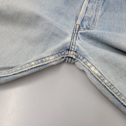 【現状渡し品】【メンズ】 DENIM PANTS デニムパンツ 刻印555 USA製 ジーンズ ボトムス 157-260330-as-22-izu サイズ：31×36 カラー：ライトインディゴ 万代Net店