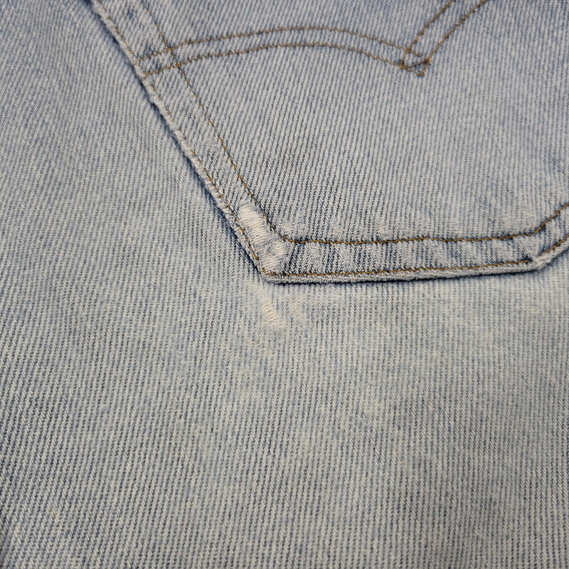 【現状渡し品】【メンズ】 DENIM PANTS デニムパンツ 刻印555 USA製 ジーンズ ボトムス 157-260330-as-22-izu サイズ：31×36 カラー：ライトインディゴ 万代Net店