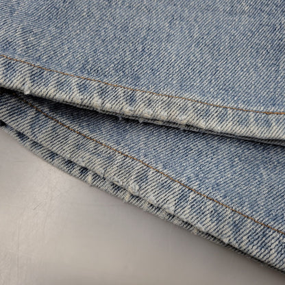 【現状渡し品】【メンズ】 DENIM PANTS デニムパンツ 刻印555 USA製 ジーンズ ボトムス 157-260330-as-22-izu サイズ：31×36 カラー：ライトインディゴ 万代Net店