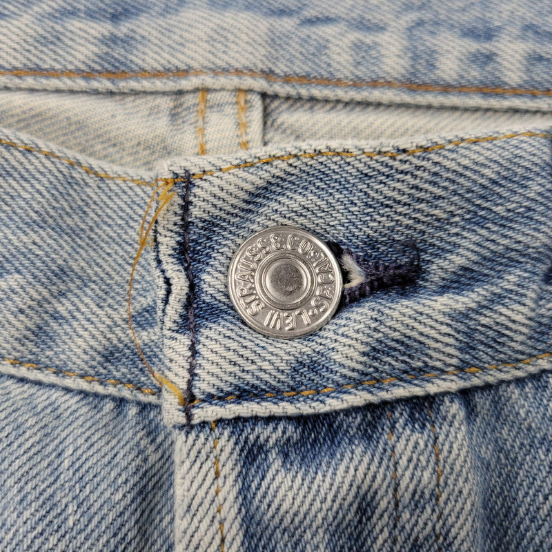 【現状渡し品】【メンズ】 DENIM PANTS デニムパンツ 刻印555 USA製 ジーンズ ボトムス 157-260330-as-22-izu サイズ：31×36 カラー：ライトインディゴ 万代Net店