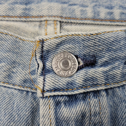 【現状渡し品】【メンズ】 DENIM PANTS デニムパンツ 刻印555 USA製 ジーンズ ボトムス 157-260330-as-22-izu サイズ：31×36 カラー：ライトインディゴ 万代Net店
