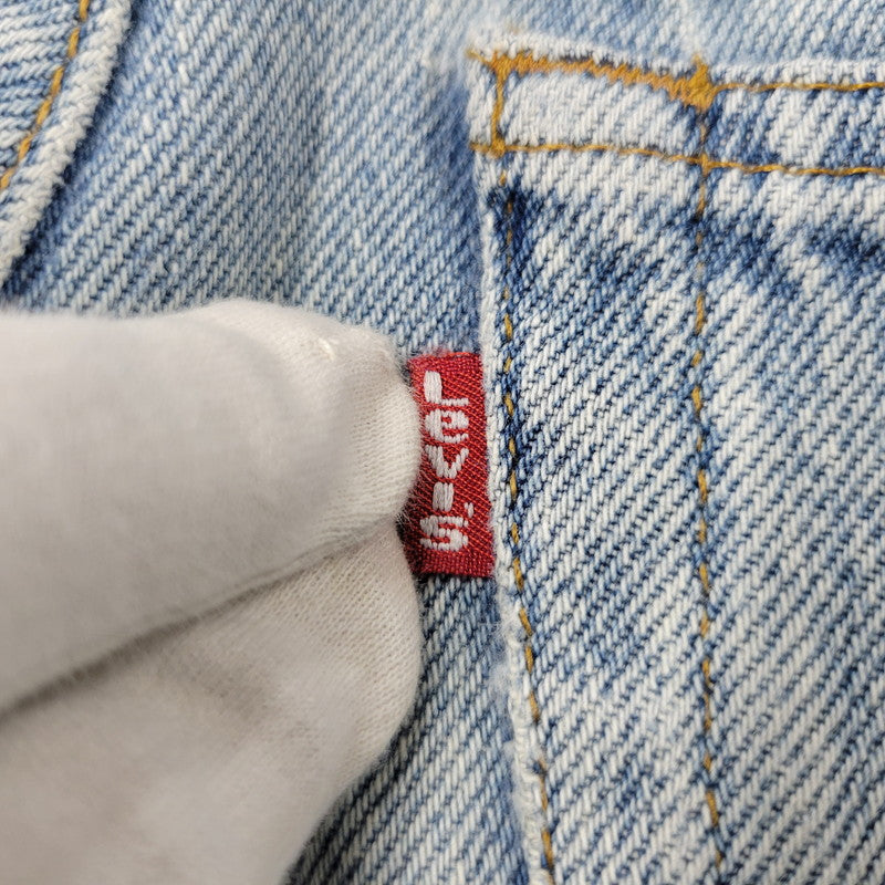 【現状渡し品】【メンズ】 DENIM PANTS デニムパンツ 刻印555 USA製 ジーンズ ボトムス 157-260330-as-22-izu サイズ：31×36 カラー：ライトインディゴ 万代Net店