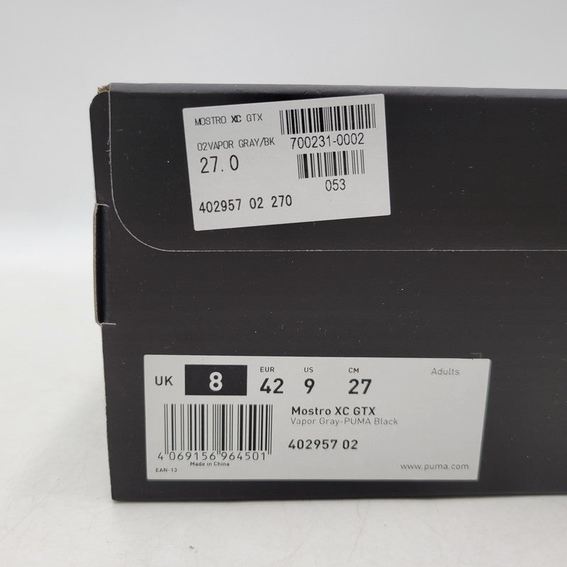 【中古品】【メンズ】 MOSTRO XC GTX 402957-02 モストロ XC ゴアテックス スニーカー シューズ 靴 162-260330-as-36-izu サイズ：27cm カラー：VAPOR GRAY-PUMA BLACK 万代Net店