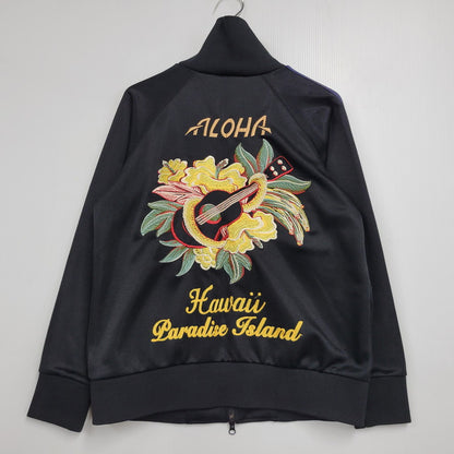 【中古品】【メンズ】 TOYO ENTERPRISE 東洋エンタープライズ ALOHA HAWAII SOUVENIR TRACK JACKET TT63703 スーベニア トラックジャケット 145-260330-as-21-izu サイズ：M カラー：ブラック 万代Net店