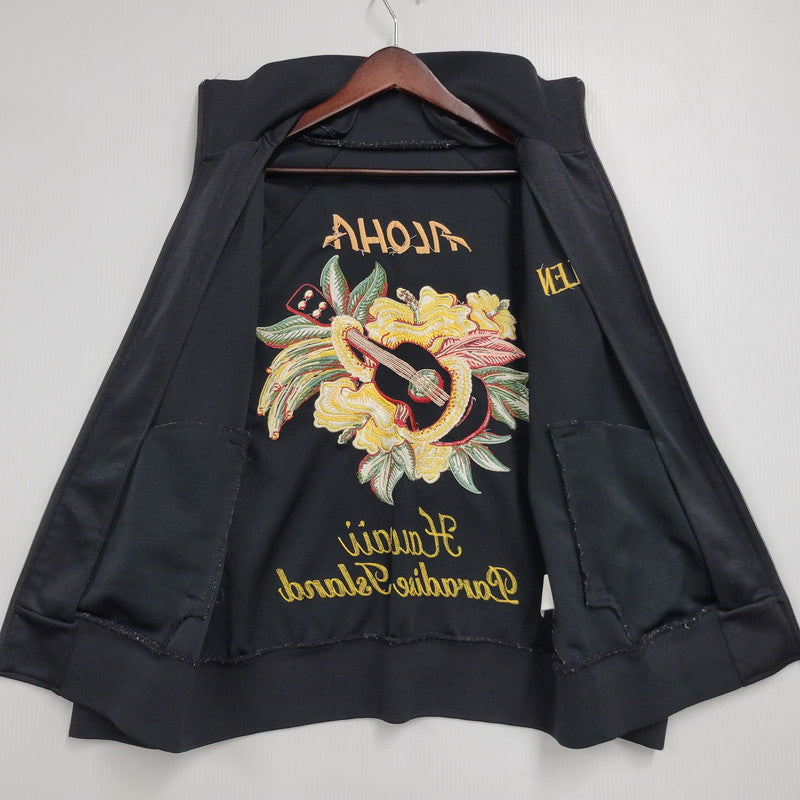 【中古品】【メンズ】 TOYO ENTERPRISE 東洋エンタープライズ ALOHA HAWAII SOUVENIR TRACK JACKET TT63703 スーベニア トラックジャケット 145-260330-as-21-izu サイズ：M カラー：ブラック 万代Net店