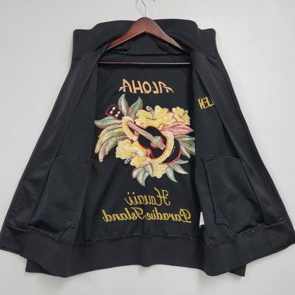 【中古品】【メンズ】 TOYO ENTERPRISE 東洋エンタープライズ ALOHA HAWAII SOUVENIR TRACK JACKET TT63703 スーベニア トラックジャケット 145-260330-as-21-izu サイズ：M カラー：ブラック 万代Net店