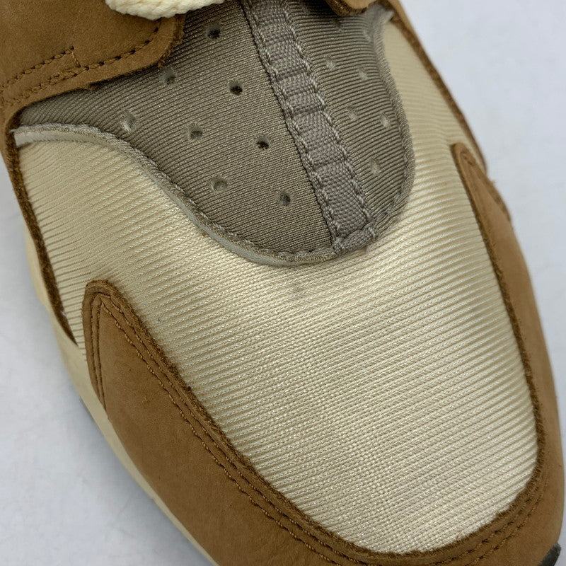 【中古品】【メンズ】 × STUSSY ステューシー AIR HUARACHE LE DD1381-200 エア ハラチ LE スニーカー シューズ 靴 160-260403-as-23-izu サイズ：26.5cm カラー：DESERT OAK/REED-LT STRAW-UNIV RED-NEWSPRI 万代Net店