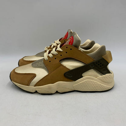 【中古品】【メンズ】 × STUSSY ステューシー AIR HUARACHE LE DD1381-200 エア ハラチ LE スニーカー シューズ 靴 160-260403-as-23-izu サイズ：26.5cm カラー：DESERT OAK/REED-LT STRAW-UNIV RED-NEWSPRI 万代Net店