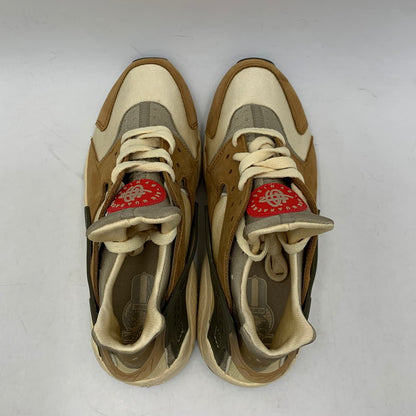 【中古品】【メンズ】 × STUSSY ステューシー AIR HUARACHE LE DD1381-200 エア ハラチ LE スニーカー シューズ 靴 160-260403-as-23-izu サイズ：26.5cm カラー：DESERT OAK/REED-LT STRAW-UNIV RED-NEWSPRI 万代Net店