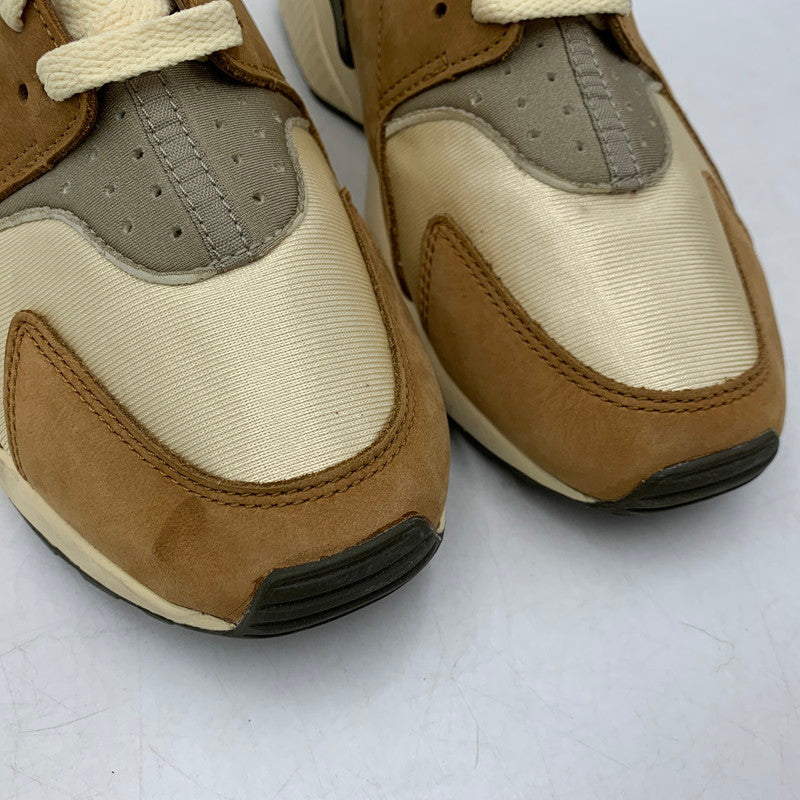 【中古品】【メンズ】 × STUSSY ステューシー AIR HUARACHE LE DD1381-200 エア ハラチ LE スニーカー シューズ 靴 160-260403-as-23-izu サイズ：26.5cm カラー：DESERT OAK/REED-LT STRAW-UNIV RED-NEWSPRI 万代Net店