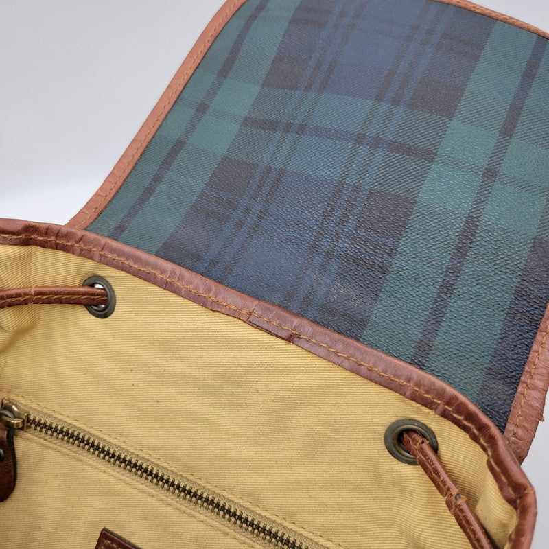 【現状渡し品】【メンズ/レディース】 BLACKWATCH LEATHER BACKPACK ブラックウォッチ レザー バックパック リュック バッグ カバン 鞄 188-260330-as-34-izu カラー：マルチカラー 万代Net店
