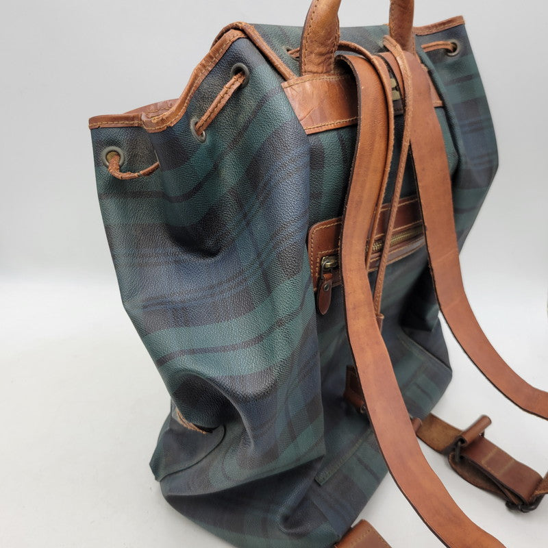 【現状渡し品】【メンズ/レディース】 BLACKWATCH LEATHER BACKPACK ブラックウォッチ レザー バックパック リュック バッグ カバン 鞄 188-260330-as-34-izu カラー：マルチカラー 万代Net店