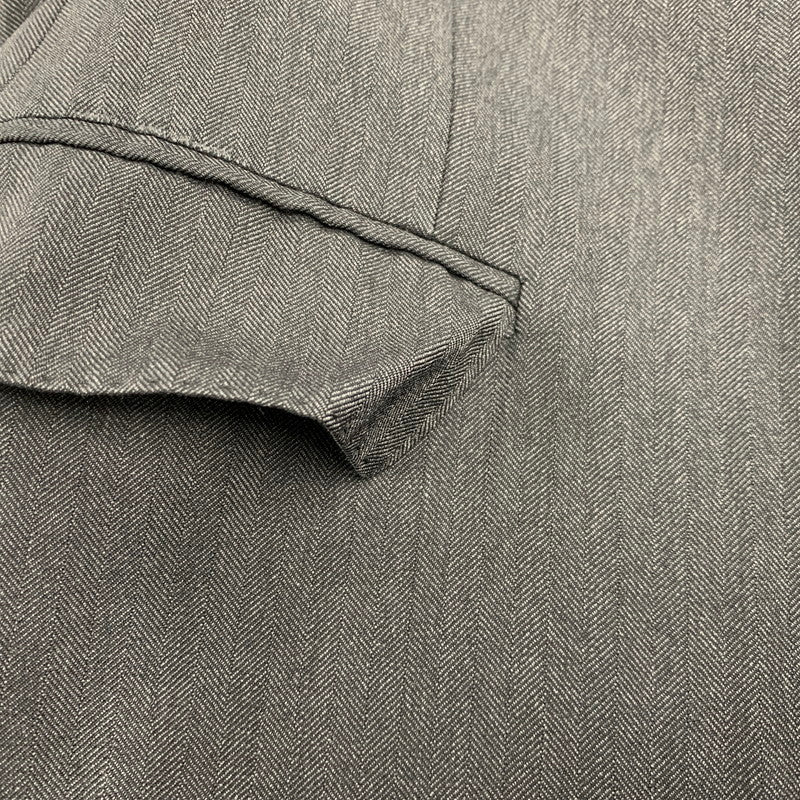 【現状渡し品】【メンズ】 イタリア製 WOOL SUIT SET UP ウール スーツ セットアップ 147-260330-cs-10-izu サイズ：41L カラー：チャコール 万代Net店
