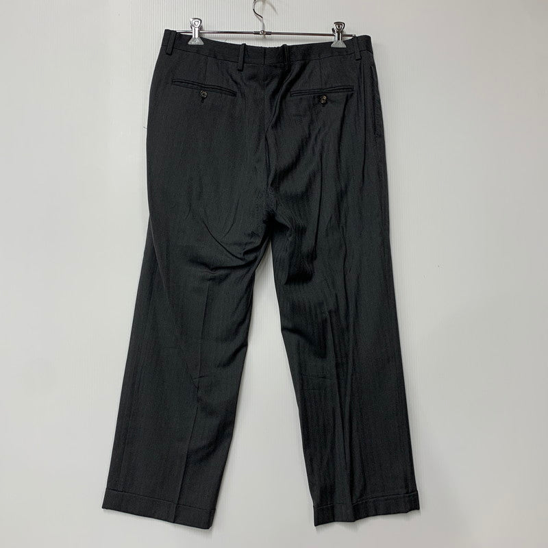 【現状渡し品】【メンズ】 イタリア製 WOOL SUIT SET UP ウール スーツ セットアップ 147-260330-cs-10-izu サイズ：41L カラー：チャコール 万代Net店