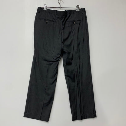 【現状渡し品】【メンズ】 イタリア製 WOOL SUIT SET UP ウール スーツ セットアップ 147-260330-cs-10-izu サイズ：41L カラー：チャコール 万代Net店