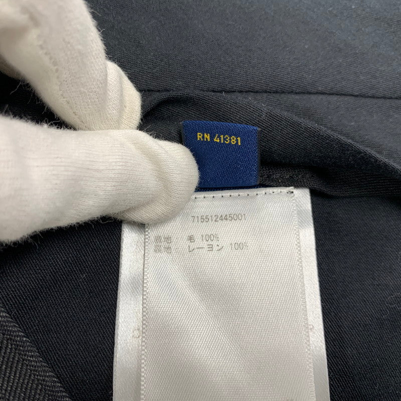 【現状渡し品】【メンズ】 イタリア製 WOOL SUIT SET UP ウール スーツ セットアップ 147-260330-cs-10-izu サイズ：41L カラー：チャコール 万代Net店