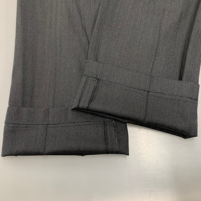 【現状渡し品】【メンズ】 イタリア製 WOOL SUIT SET UP ウール スーツ セットアップ 147-260330-cs-10-izu サイズ：41L カラー：チャコール 万代Net店