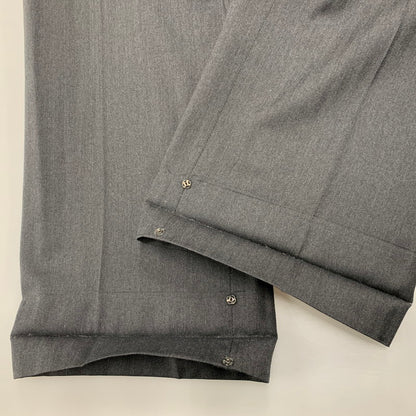【現状渡し品】【メンズ】 イタリア製 WOOL SUIT SET UP ウール スーツ セットアップ 147-260330-cs-10-izu サイズ：41L カラー：チャコール 万代Net店