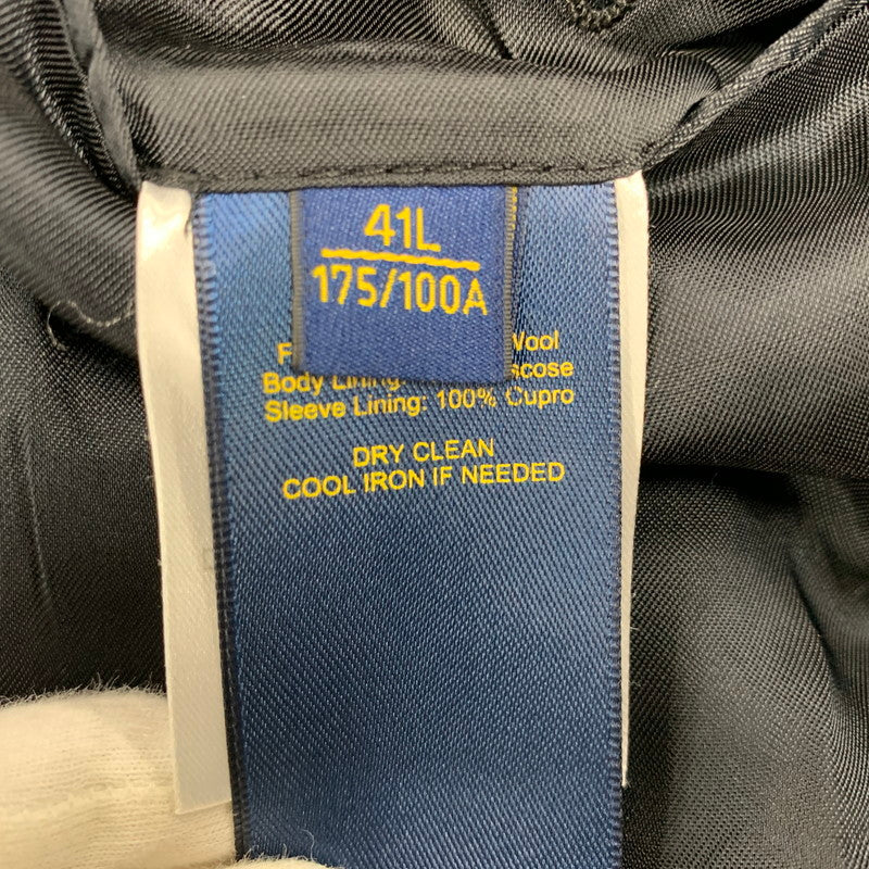 【現状渡し品】【メンズ】 イタリア製 WOOL SUIT SET UP ウール スーツ セットアップ 147-260330-cs-10-izu サイズ：41L カラー：チャコール 万代Net店