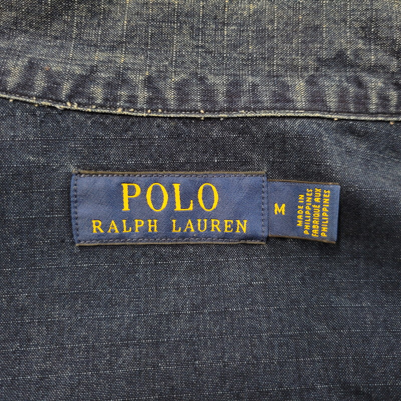 【中古品】【メンズ】 RIPSTOP WORK SHIRT DRAGON RIDER 710693099001 リップストップワークシャツ 長袖 トップス 147-260330-as-09-izu サイズ：M カラー：インディゴ 万代Net店