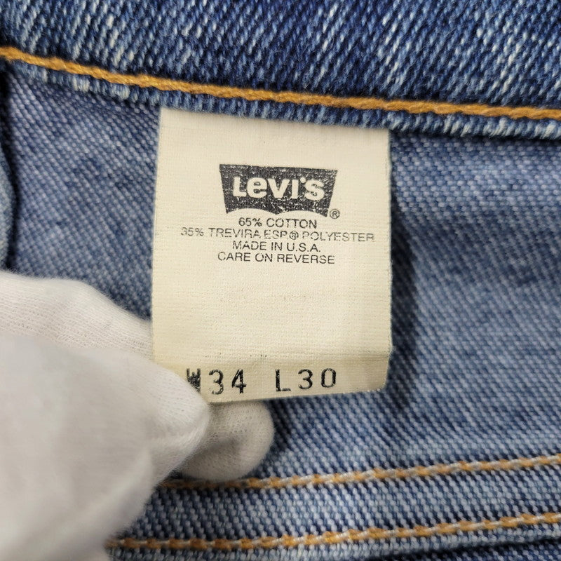 【中古品】【メンズ】 DENIM PANTS 00517-2017 デニムパンツ 刻印554 USA製 ジーンズ ボトムス 157-260330-as-11-izu サイズ：34×30 カラー：インディゴ 万代Net店