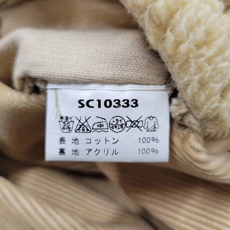 【中古品】【メンズ】 BOA LINER CORDUROY JACKET SC10333 ボアライナー コーデュロイジャケット アウター 145-260401-as-29-izu サイズ：M カラー：ベージュ 万代Net店