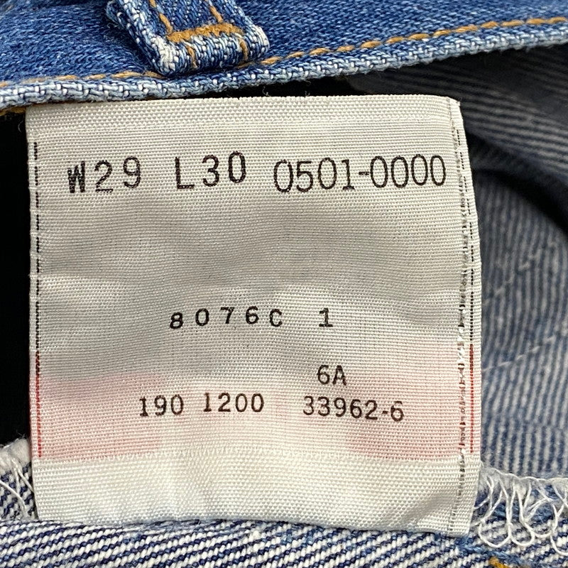 【中古品】【メンズ】 LEVI'S リーバイス 0501-0000 刻印190 メキシコ製 501XX DENIM PANTS デニム パンツ ボトムス 157-260403-kh-02-izu サイズ：29×30 カラー：インディゴ 万代Net店
