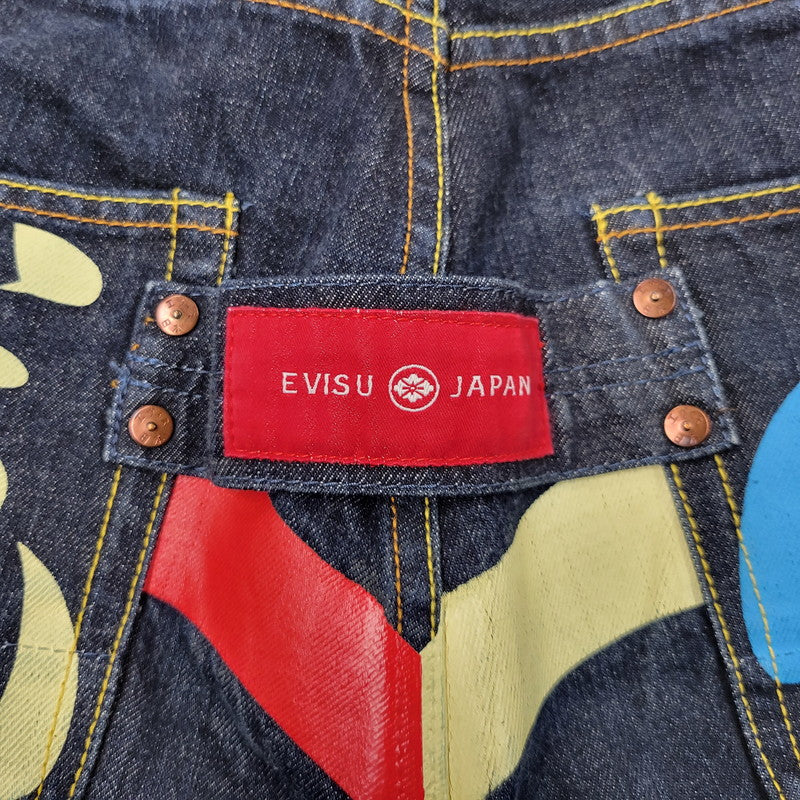 【中古品】【メンズ】 EVISU GENES OSAKA エヴィス KAMOME MANY POCKETS DENIM PANTS カモメ 戎 デニムパンツ ジーンズ 156-260330-as-13-izu サイズ：32 カラー：インディゴ 万代Net店