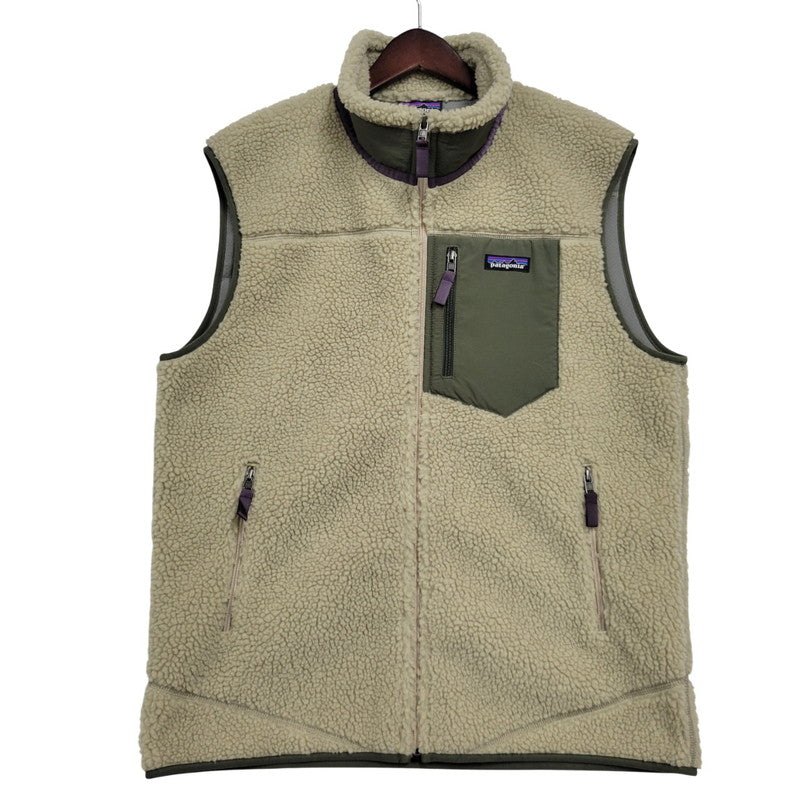 【中古品】【メンズ】 CLASSIC RETRO-X VEST 23048FA18 クラシック レトロX ベスト 144-260330-as-15-izu サイズ：L カラー：ベージュ系×グリーン 万代Net店