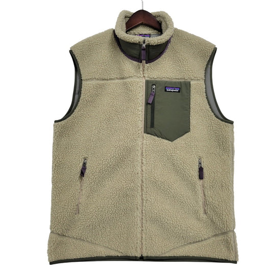【中古品】【メンズ】 CLASSIC RETRO-X VEST 23048FA18 クラシック レトロX ベスト 144-260330-as-15-izu サイズ：L カラー：ベージュ系×グリーン 万代Net店