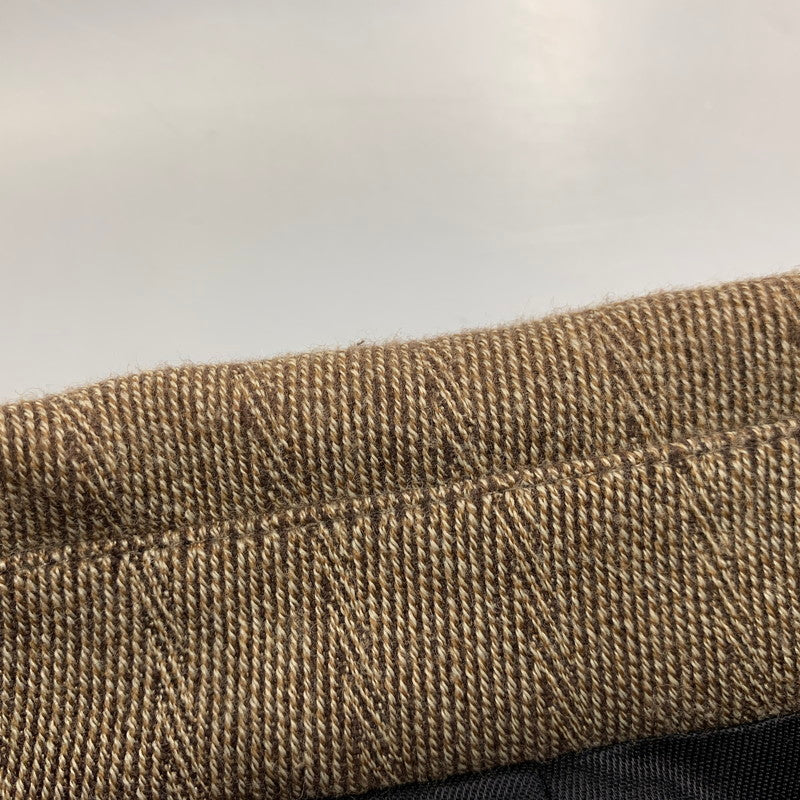 【中古品】【メンズ】 M4211LBB LONG DB BUTA COAT BROKEN TWEED ロング コート ブロークン ツイード アウター 141-260330-cs-04-izu サイズ：46 カラー：ブラウン 万代Net店