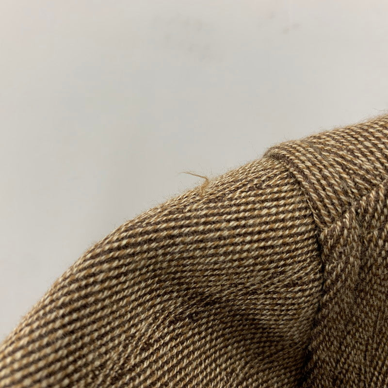 【中古品】【メンズ】 M4211LBB LONG DB BUTA COAT BROKEN TWEED ロング コート ブロークン ツイード アウター 141-260330-cs-04-izu サイズ：46 カラー：ブラウン 万代Net店