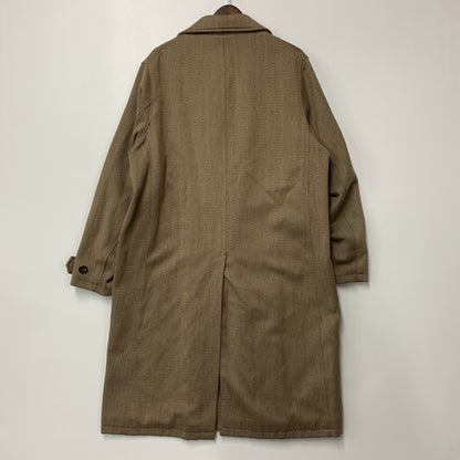 【中古品】【メンズ】 M4211LBB LONG DB BUTA COAT BROKEN TWEED ロング コート ブロークン ツイード アウター 141-260330-cs-04-izu サイズ：46 カラー：ブラウン 万代Net店