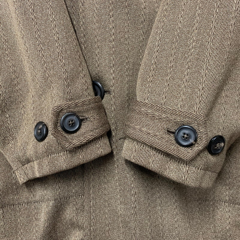 【中古品】【メンズ】 M4211LBB LONG DB BUTA COAT BROKEN TWEED ロング コート ブロークン ツイード アウター 141-260330-cs-04-izu サイズ：46 カラー：ブラウン 万代Net店