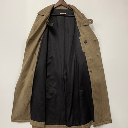 【中古品】【メンズ】 M4211LBB LONG DB BUTA COAT BROKEN TWEED ロング コート ブロークン ツイード アウター 141-260330-cs-04-izu サイズ：46 カラー：ブラウン 万代Net店