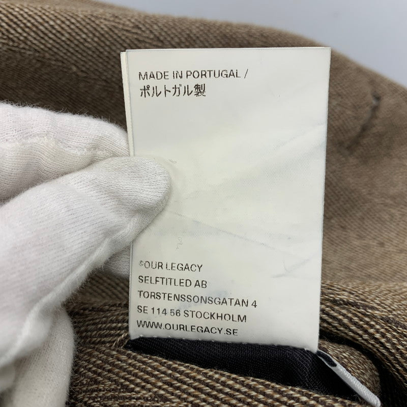 【中古品】【メンズ】 M4211LBB LONG DB BUTA COAT BROKEN TWEED ロング コート ブロークン ツイード アウター 141-260330-cs-04-izu サイズ：46 カラー：ブラウン 万代Net店