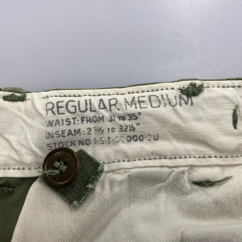 【現状渡し品】【メンズ】 U.S.ARMY ユーエス アーミー PRENTICE ZIP ジップ 50S M-51 FIELD CARGO PANTS フィールド カーゴ パンツ ボトムス ズボン 157-260402-cs-10-izu サイズ：REGULAR MEDIUM カラー：カーキ 万代Net店