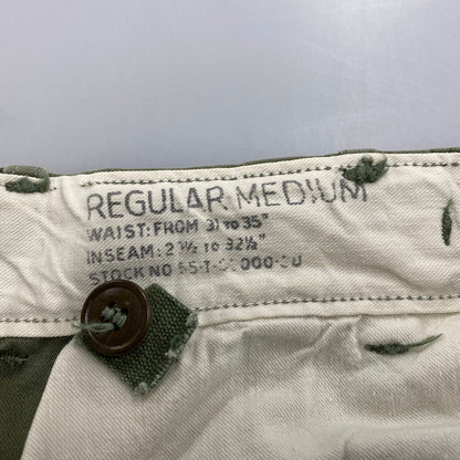 【現状渡し品】【メンズ】 U.S.ARMY ユーエス アーミー PRENTICE ZIP ジップ 50S M-51 FIELD CARGO PANTS フィールド カーゴ パンツ ボトムス ズボン 157-260402-cs-10-izu サイズ：REGULAR MEDIUM カラー：カーキ 万代Net店