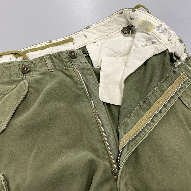 【現状渡し品】【メンズ】 U.S.ARMY ユーエス アーミー PRENTICE ZIP ジップ 50S M-51 FIELD CARGO PANTS フィールド カーゴ パンツ ボトムス ズボン 157-260402-cs-10-izu サイズ：REGULAR MEDIUM カラー：カーキ 万代Net店