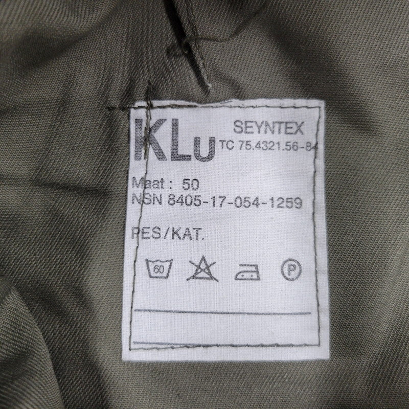 【中古品】【メンズ】 DUTCH ARMY ダッチアーミー オランダ軍 CARGO PANTS 8405-17-054-1259 カーゴパンツ SEYNTEX社 ボトムス 157-260401-as-24-izu サイズ：50 カラー：カーキ 万代Net店
