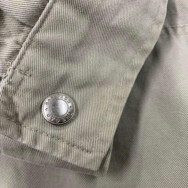 【中古品】【メンズ】 OLD GAP オールド ギャップ 紺タグ 90-00S COTTON ANORAK JACKET コットン アノラック ジャケット アウター 146-260331-cs-16-izu サイズ：XXL カラー：ベージュ 万代Net店