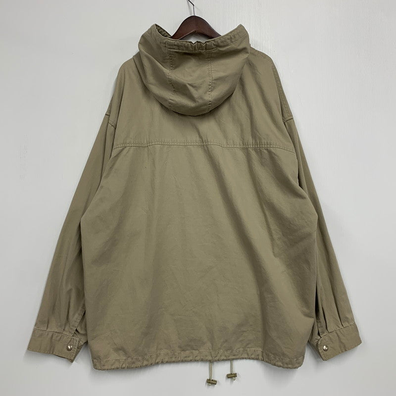 【中古品】【メンズ】 OLD GAP オールド ギャップ 紺タグ 90-00S COTTON ANORAK JACKET コットン アノラック ジャケット アウター 146-260331-cs-16-izu サイズ：XXL カラー：ベージュ 万代Net店