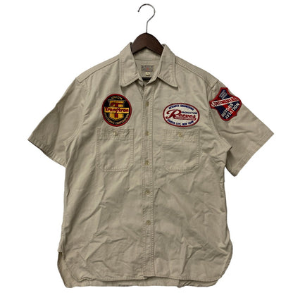 【中古品】【メンズ】 Buzz Rickson's バズリクソンズ SS WORK SHIRT ショートスリーブ ワークシャツ トップス 半袖 145-260404-kh-06-izu サイズ：15-15 1/2 カラー：アイボリー 万代Net店