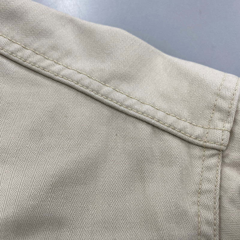 【中古品】【メンズ】 Buzz Rickson's バズリクソンズ SS WORK SHIRT ショートスリーブ ワークシャツ トップス 半袖 145-260404-kh-06-izu サイズ：15-15 1/2 カラー：アイボリー 万代Net店