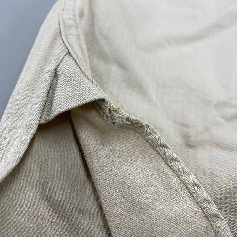 【中古品】【メンズ】 Buzz Rickson's バズリクソンズ SS WORK SHIRT ショートスリーブ ワークシャツ トップス 半袖 145-260404-kh-06-izu サイズ：15-15 1/2 カラー：アイボリー 万代Net店