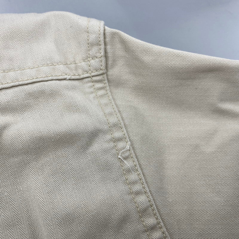 【中古品】【メンズ】 Buzz Rickson's バズリクソンズ SS WORK SHIRT ショートスリーブ ワークシャツ トップス 半袖 145-260404-kh-06-izu サイズ：15-15 1/2 カラー：アイボリー 万代Net店