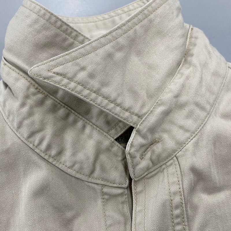 【中古品】【メンズ】 Buzz Rickson's バズリクソンズ SS WORK SHIRT ショートスリーブ ワークシャツ トップス 半袖 145-260404-kh-06-izu サイズ：15-15 1/2 カラー：アイボリー 万代Net店