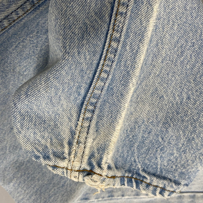 【現状渡し品】【メンズ】 20505-0217 刻印532 USA製 80’S DENIM PANTS デニム パンツ ズボン ボトムス 157-260331-ya-09-izu サイズ：下記参照 カラー：ライトインディゴ 万代Net店