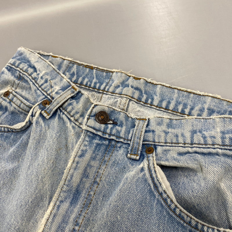 【現状渡し品】【メンズ】 20505-0217 刻印532 USA製 80’S DENIM PANTS デニム パンツ ズボン ボトムス 157-260331-ya-09-izu サイズ：下記参照 カラー：ライトインディゴ 万代Net店